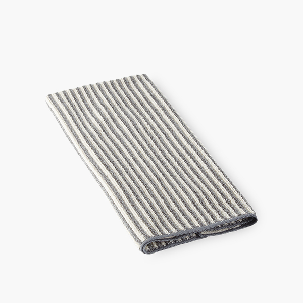 Customer Order Bath Towel striped graphite vanilla